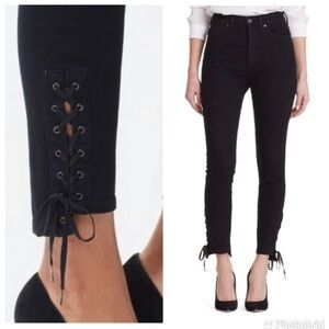 NWT COH Citizens of Humanity Olivia‎ High Rise Skinny Ankle Lace Jeans 23